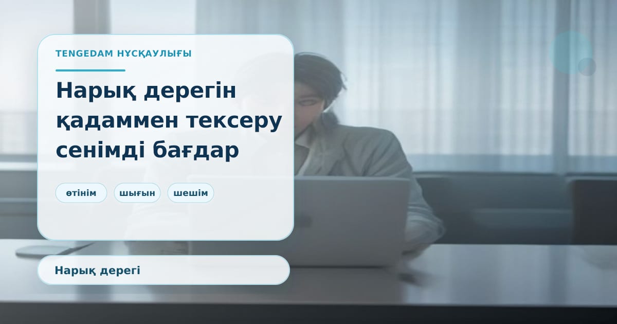 Редакционная иллюстрация TengeDam о внесудебном банкротстве через e-Salyq Azamat